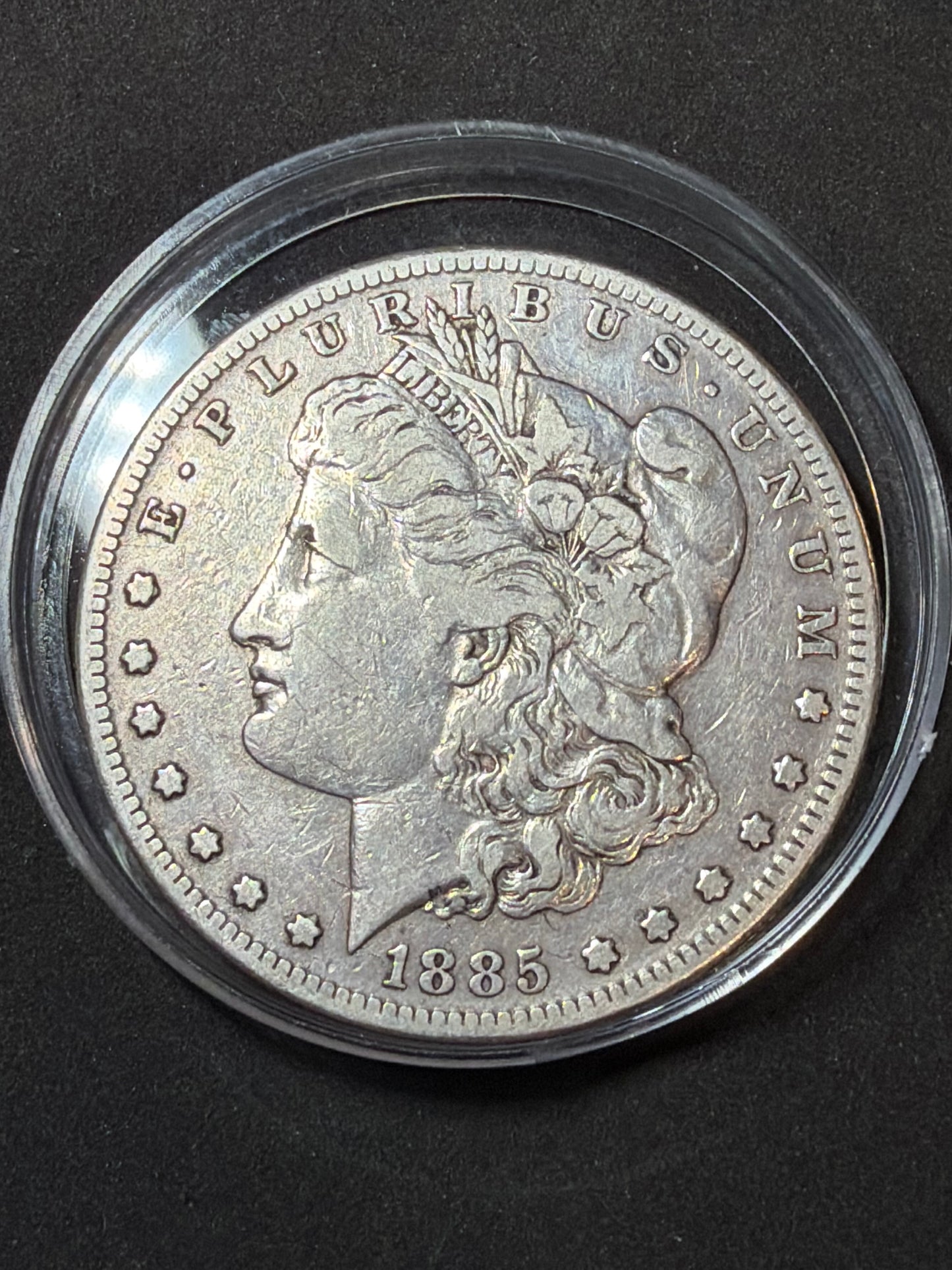 1185-S morgan dollar-VF