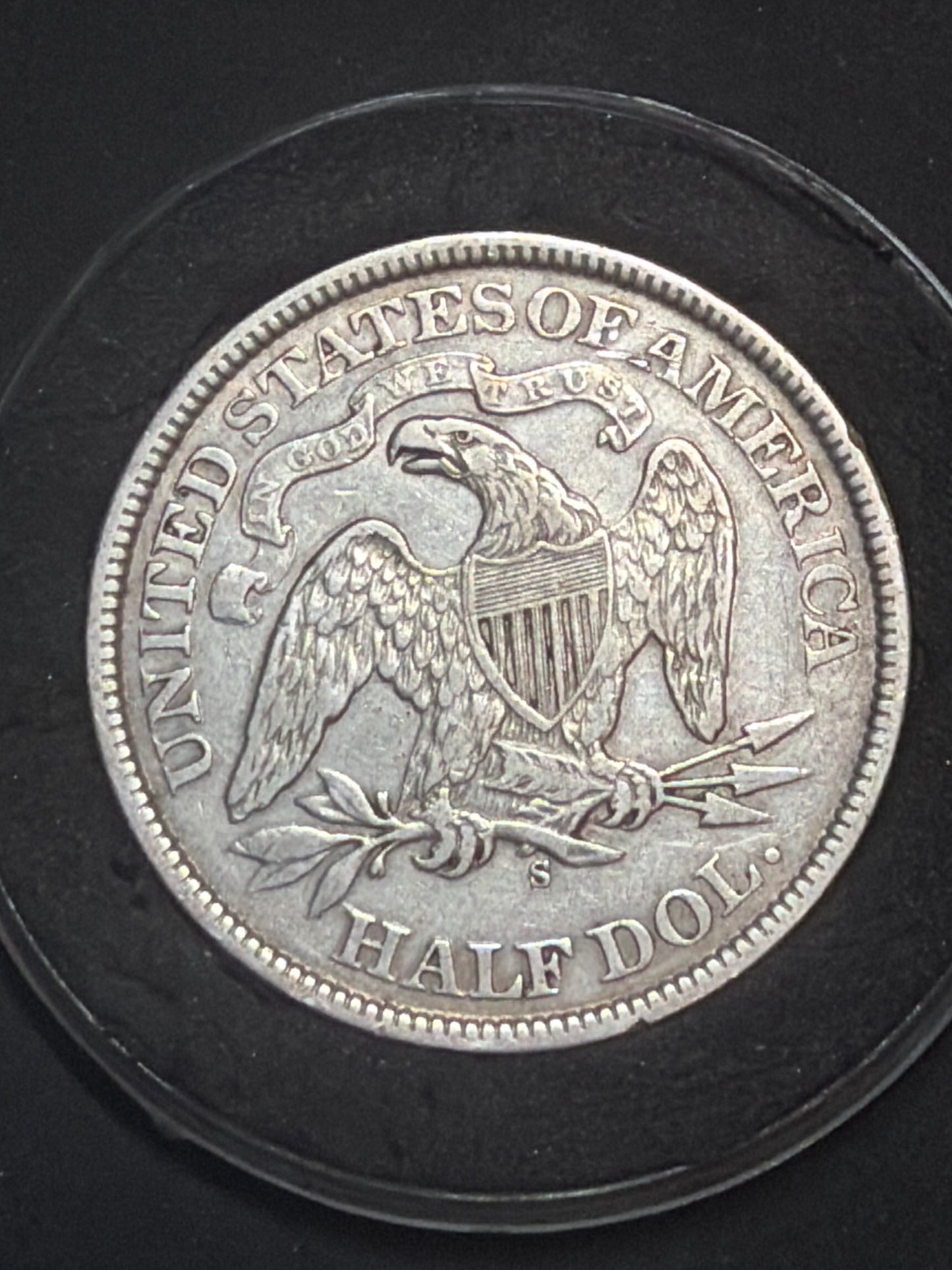 1871-S Seated Liberty Half Dollar – Extremely Fine / About Uncirculated (XF-AU)
