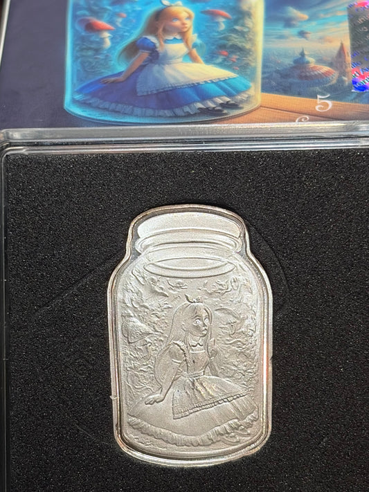 Pan Silver Company Limited Edition "Alice in Wonderland" 5-Piece Character Set