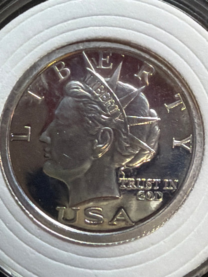 NORFED $5 Proof Liberty Dollar (1/4 oz .999 Fine Silver)