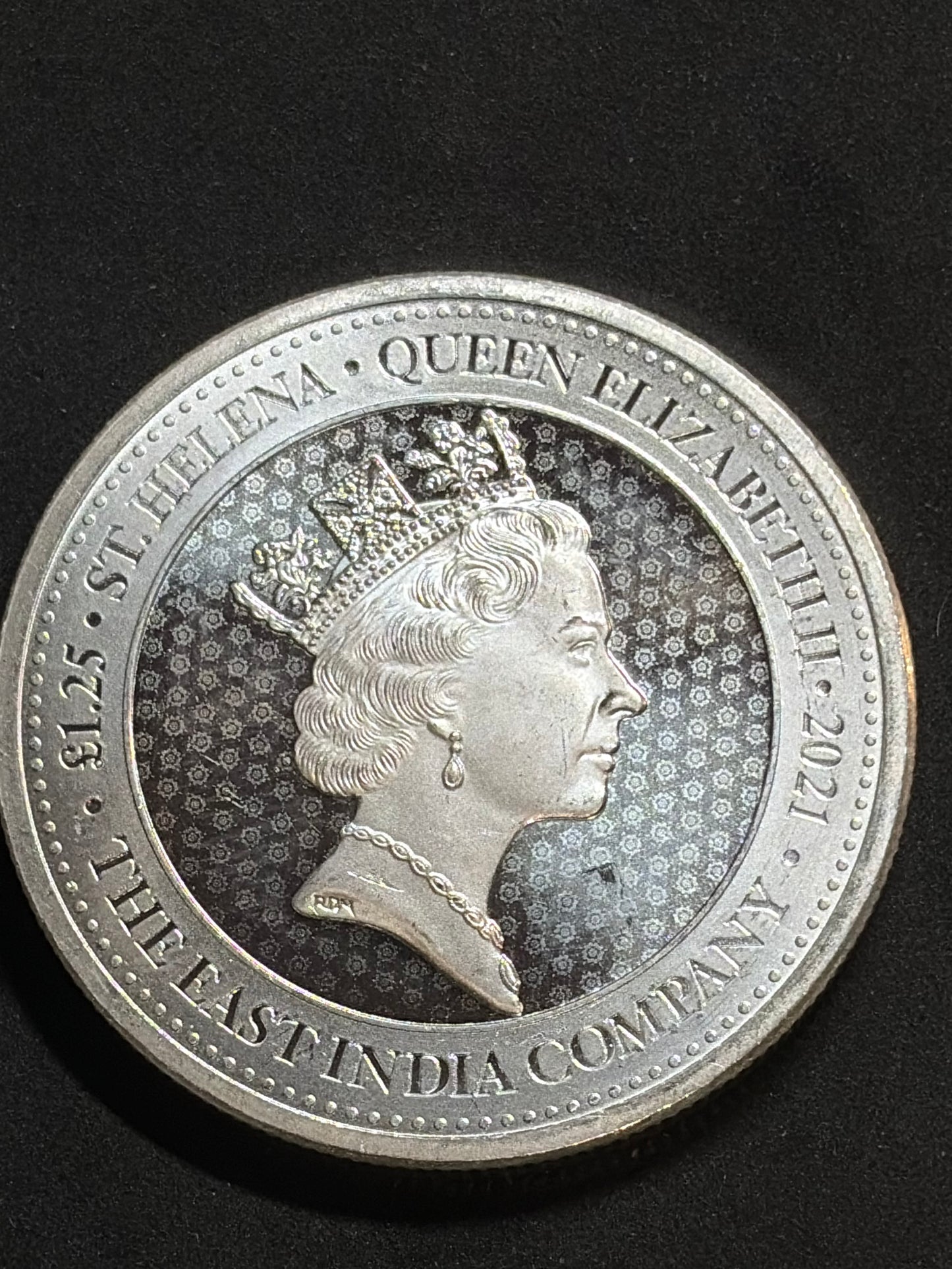 1.25 oz Saint Helena Silver Guinea Series