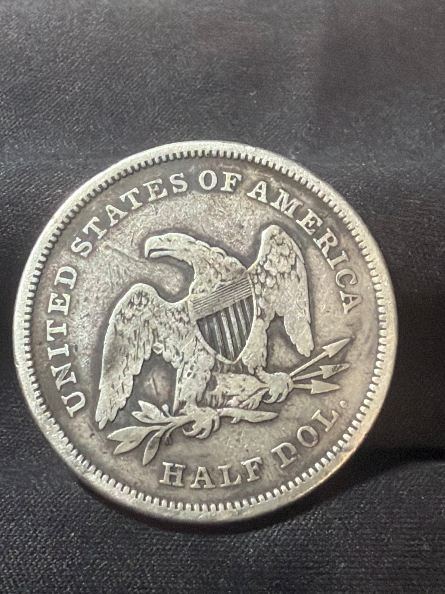 1840 Seated LIberty Half Dollar AU (uncertified)