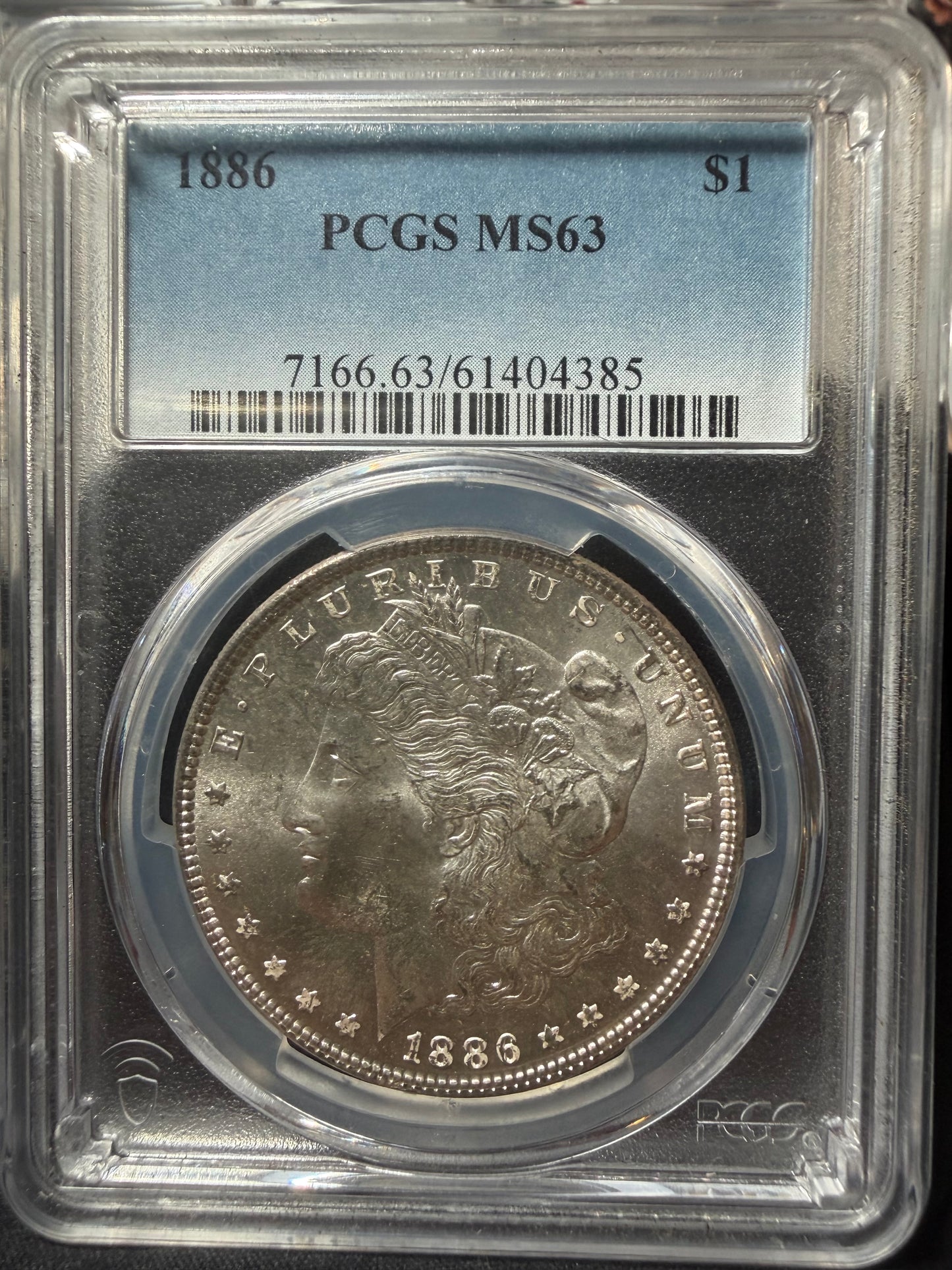 1921 Morgan Silver Dollar NGC MS62 in slab