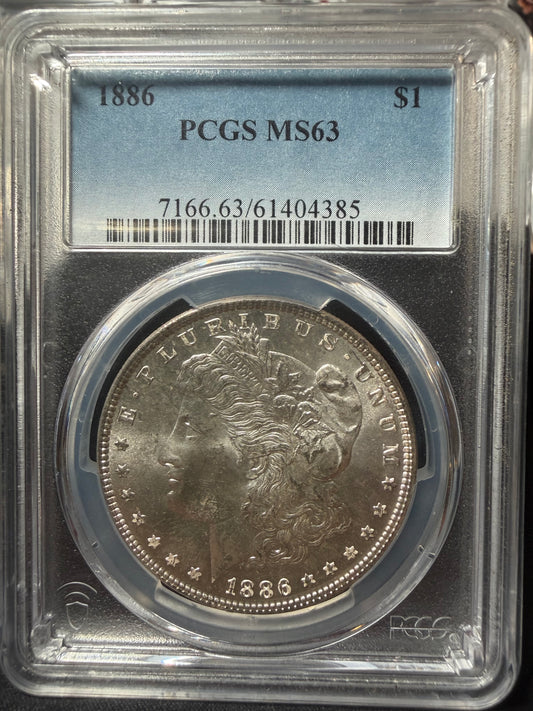1921 Morgan Silver Dollar NGC MS62 in slab