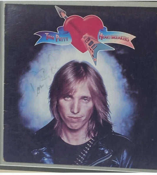 Tom Petty: Framed Autographed LP Album