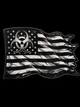 Biohazard Black Flag UV Decal