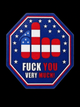 Very Much Patriotic Attitude UV Decal