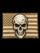 Battle-Worn Skull Flag UV Decal