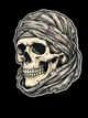 Hooded Grin Skull UV Decal