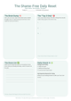 The Shame-Free Daily Reset Planner